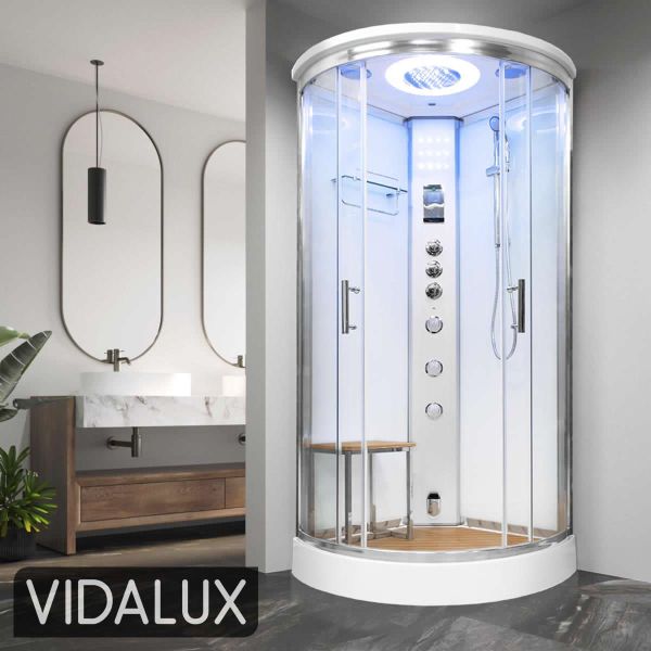 Vidalux Essence 800 Customisable Steam Shower 800 x 800 0