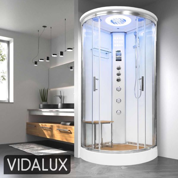 Vidalux Hydro Plus 800 Customisable Steam Shower 800 x 800 ,image 11