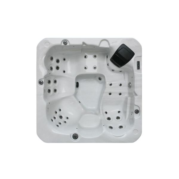 Platinum Spas Jupiter 38-Jet Plug & Play 13 Amp 5 Person Hot Tub, White colour ,image 1