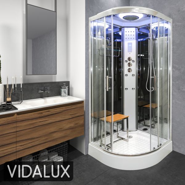 SS90 Hydro Shower Cabin Enclosure 900 x 900 ,image 1