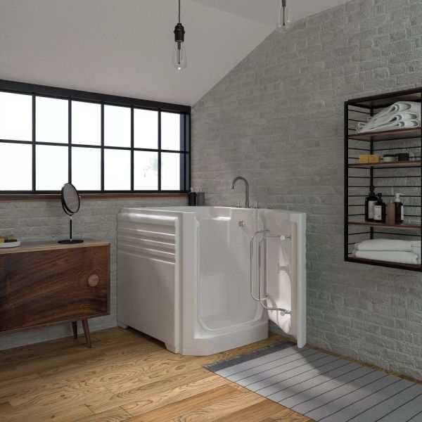 Ambiance 1050 Deep Soak Easy Access Walk-In Bath, White colour ,image 3