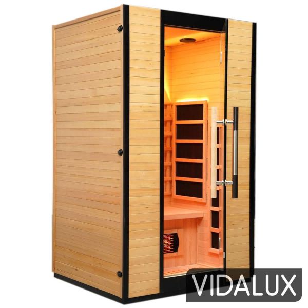 Vidalux S-01 Series 2 Person Full Spectrum Infrared Sauna With Complete Heat, Hemlock colour ,image 21