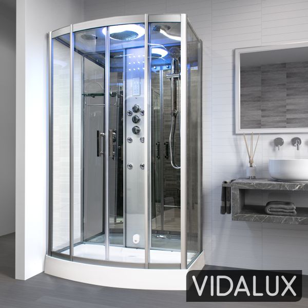 SS1200 Rectangular steam Shower Cabin 1200 x 850 0