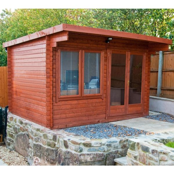 Belgravia 12 x 12 Log Cabin, Brown colour ,image 1