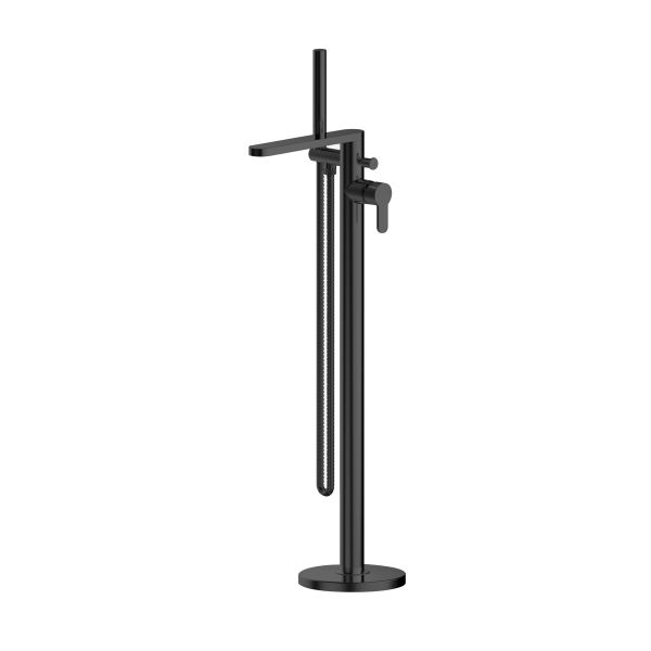 Freestanding Bath Shower Mixer - Nuie ARV421 Matt Black, Black colour ,image 1