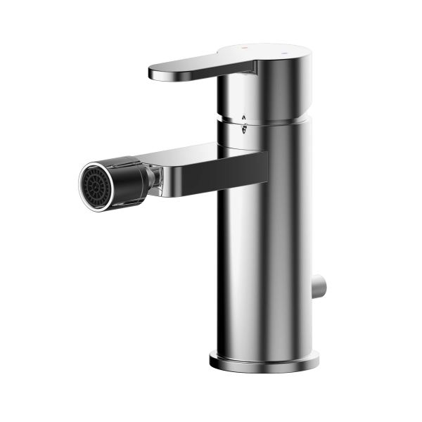Mono Bidet Mixer With Pop-up Waste - Nuie ARV306 Chrome, Chrome colour ,image 1