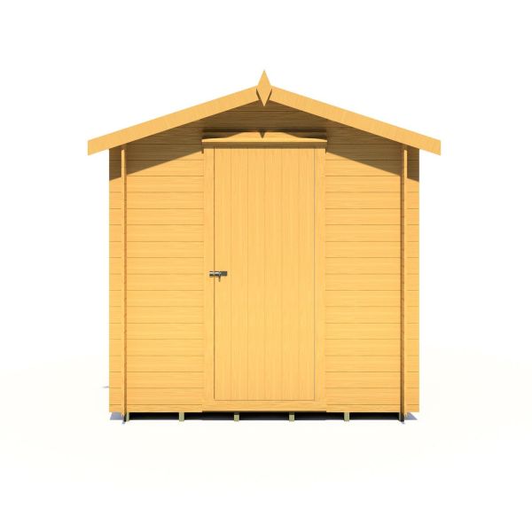 Danbury 7 x 7 Log Cabin, Brown colour ,image 1