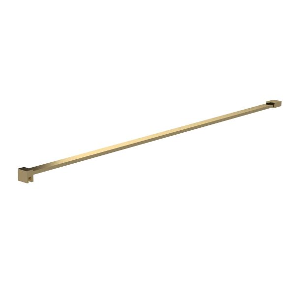 Flat support bar - Hudson Reed FIX080 Brass, Brass colour ,image 1