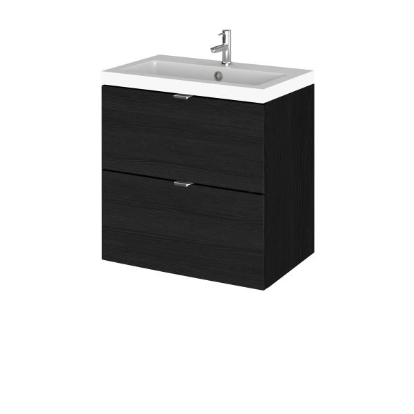 500mm Vanity Unit & Basin - Hudson Reed CBI641 Charcoal Black, Hacienda Black colour ,image 1