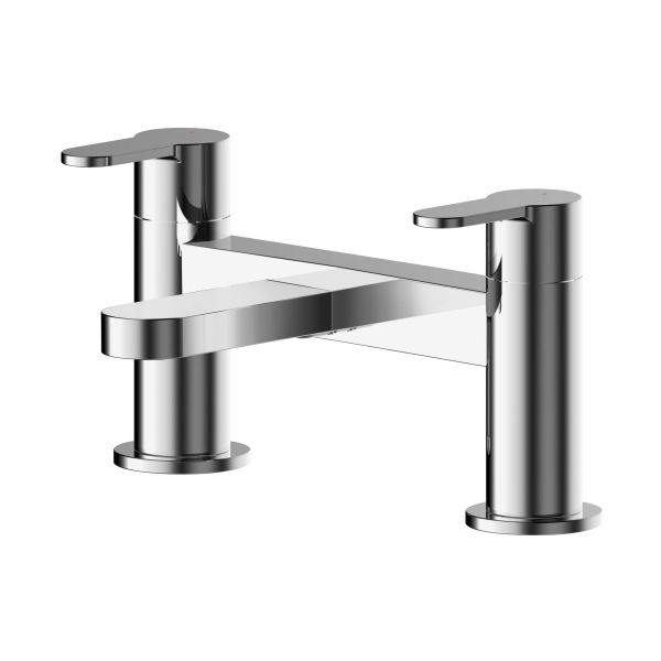 Deck Mounted Bath Filler - Nuie ARV303 Chrome, Chrome colour ,image 1