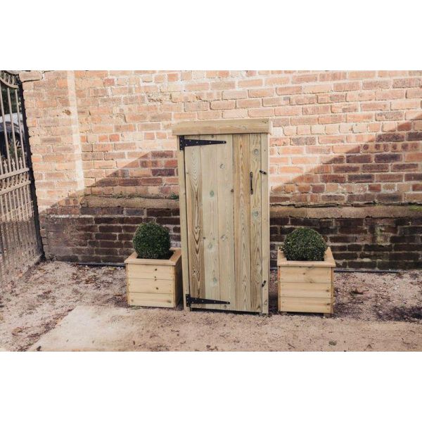 Churnet Valley Recycle Bin Storage With Door, Neutrals colour ,image 1