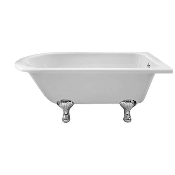 Freestanding Shower Bath - Corbel Leg Set (1500mm) - Hudson Reed RLF1500T White, White colour ,image 1