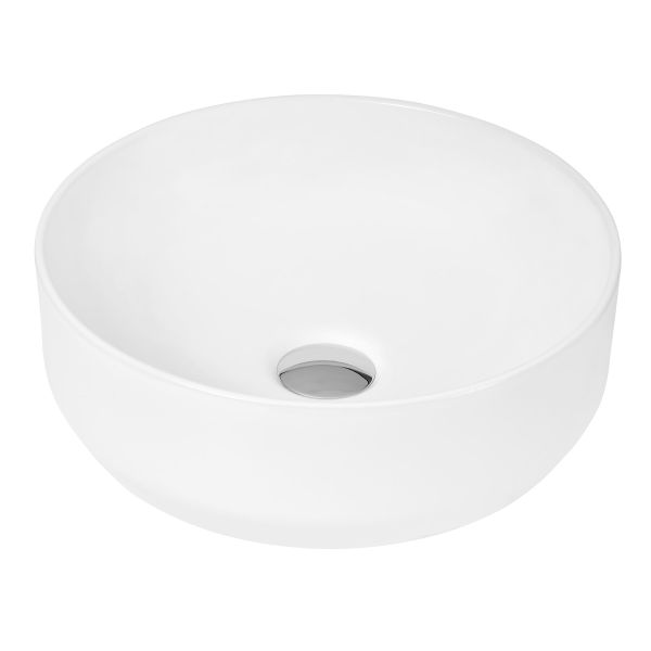 Round Vessel - Hudson Reed NBV162 White, White colour ,image 1
