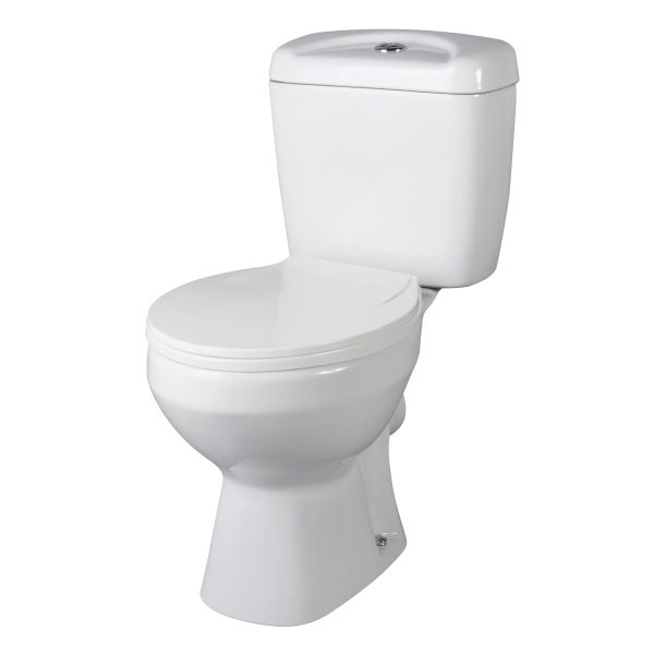 Pan & Cistern - Nuie NCS150 White, White colour ,image 1