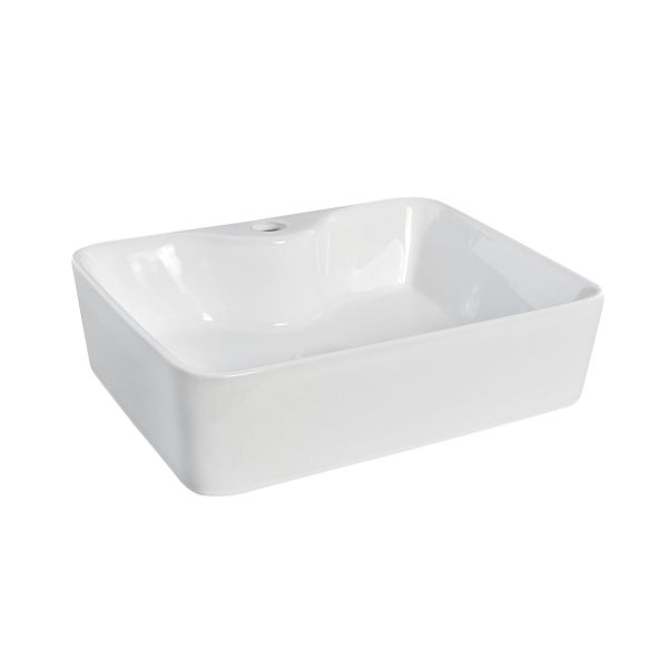 Rectangular Vessel - Hudson Reed NBV119 White, White colour ,image 1
