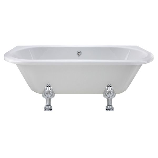 Freestanding Bath - Pride Leg Set (1700mm) - Hudson Reed RE1701C2 White, White colour ,image 1