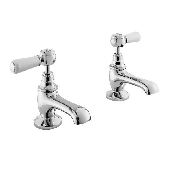Basin Taps - Hudson Reed BC301HL Chrome, Chrome & White colour ,image 1