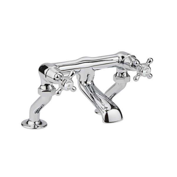 Deck Mounted Bath Filler - Hudson Reed BC303DX Chrome, Chrome colour ,image 1