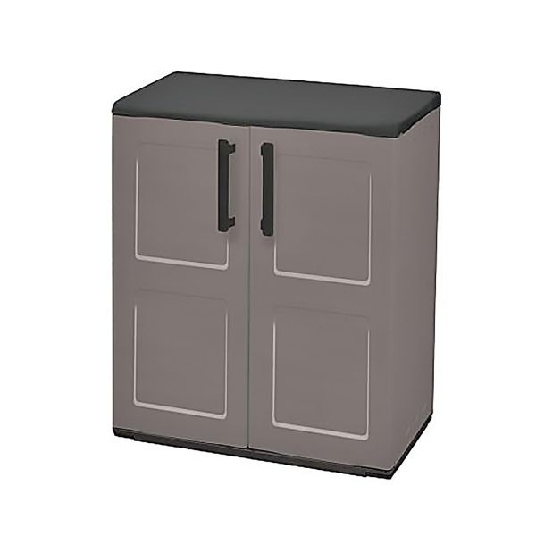 Large Storage Cupboard with Shelves, Brown colour ,image 1