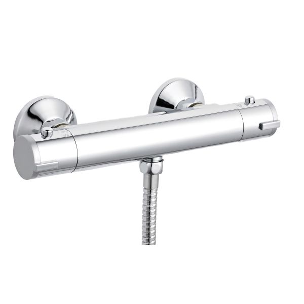 Thermostatic Bar Valve - Nuie VBS001 Chrome, Chrome colour ,image 1