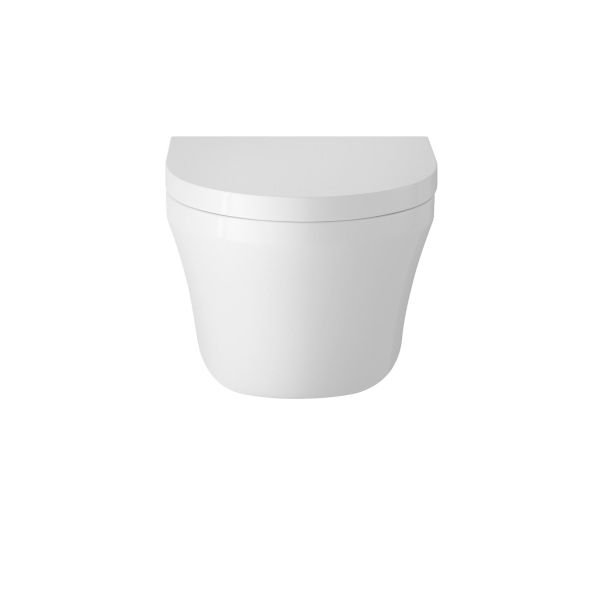 Wall Hung Pan & Seat - Hudson Reed CPA027 White, White colour ,image 1