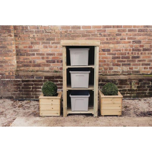 Churnet Valley Recycle Bin Storage without Door, Neutrals colour ,image 1