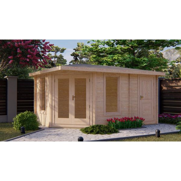 Rita 10 x 14 Corner Log Cabin