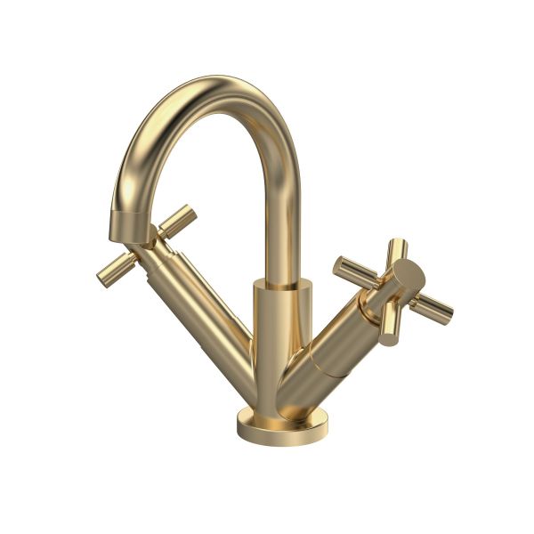 Mono Basin Mixer - Hudson Reed TEX815 Brass, Brass colour ,image 1