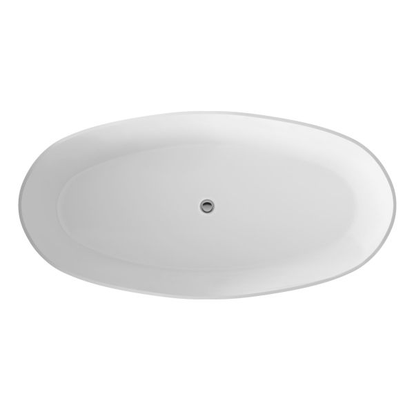 Freestanding Bath - Hudson Reed NBB002 White, White colour ,image 1