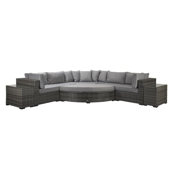 Jessica Large Corner Grey, Grey colour ,image 1