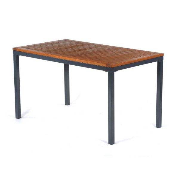 Dorset 1300 x 750 Rectangle Metal Garden Table, Neutrals colour ,image 1