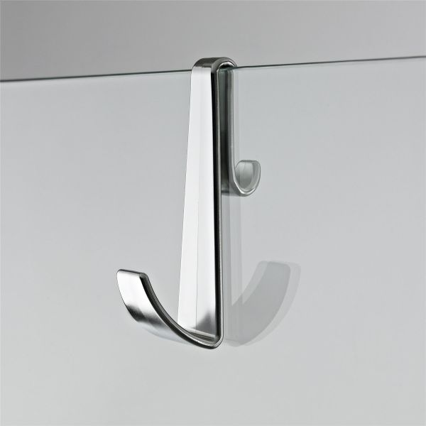 Enclosure Hook For Frameless Enclosures - Hudson Reed ACC003 Chrome, Chrome colour ,image 1