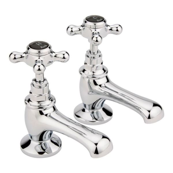 Basin Taps - Hudson Reed BC401HX Chrome, Black/Chrome colour ,image 1