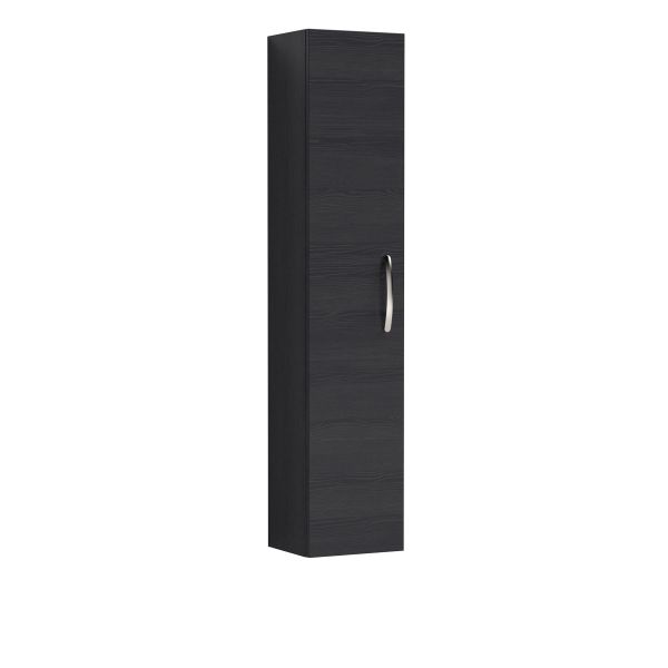 300mm Tall Unit (1 Door) - Nuie MOD661 Charcoal Black, Hacienda Black colour ,image 1