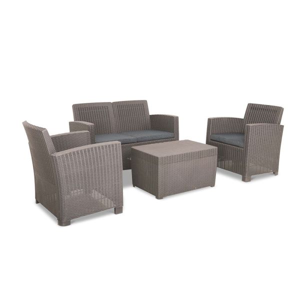 Faro Grey 4 Seater Conversation Set, Grey colour ,image 1