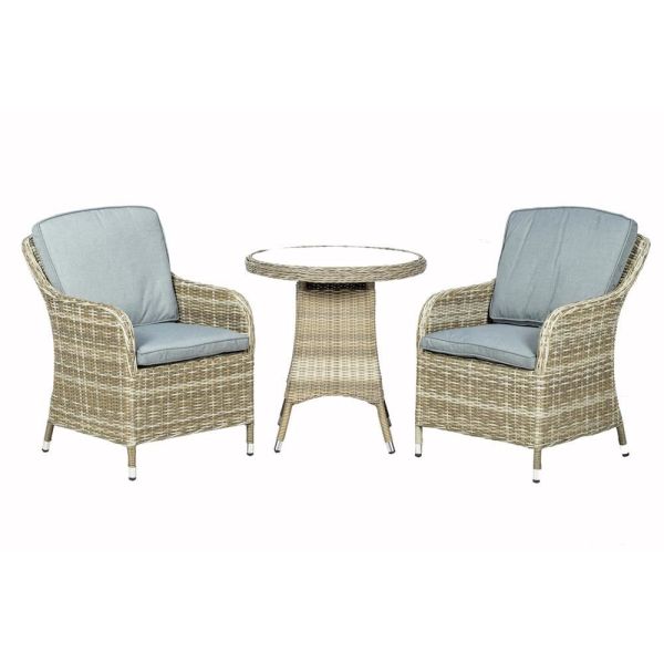 Wentworth 2 Seater Round Imperial Bistro Set, Neutrals colour ,image 1