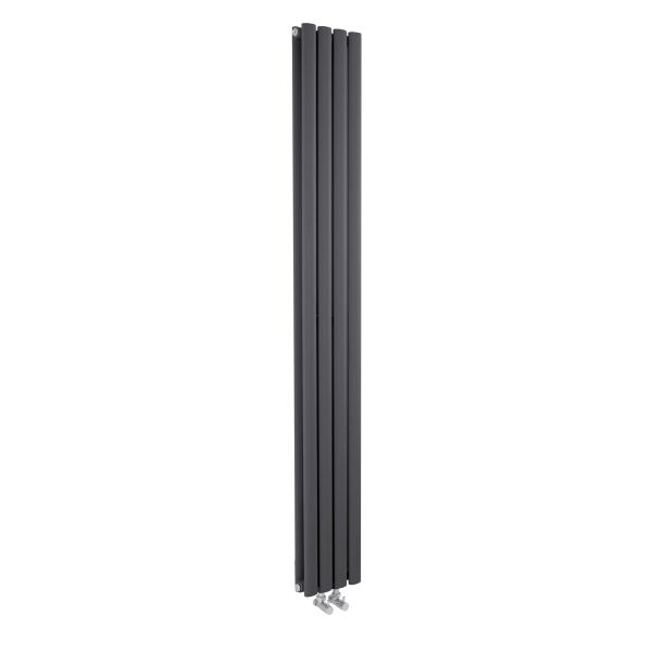Compact Designer Radiator - Hudson Reed HRE009 Anthracite, Anthracite colour ,image 1