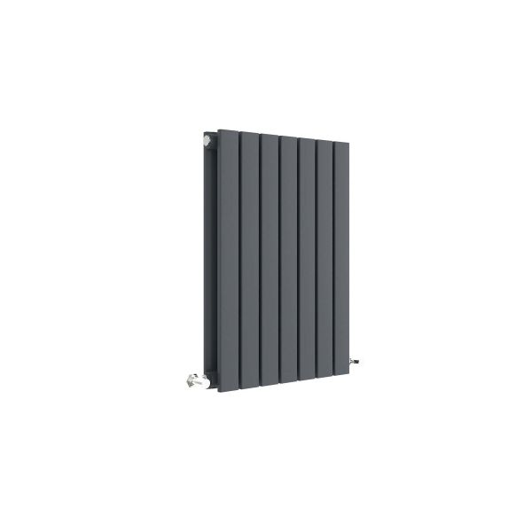 Horizontal Double Panel Radiator 600 x 412 - Hudson Reed HLA54D Anthracite, Anthracite colour ,image 1