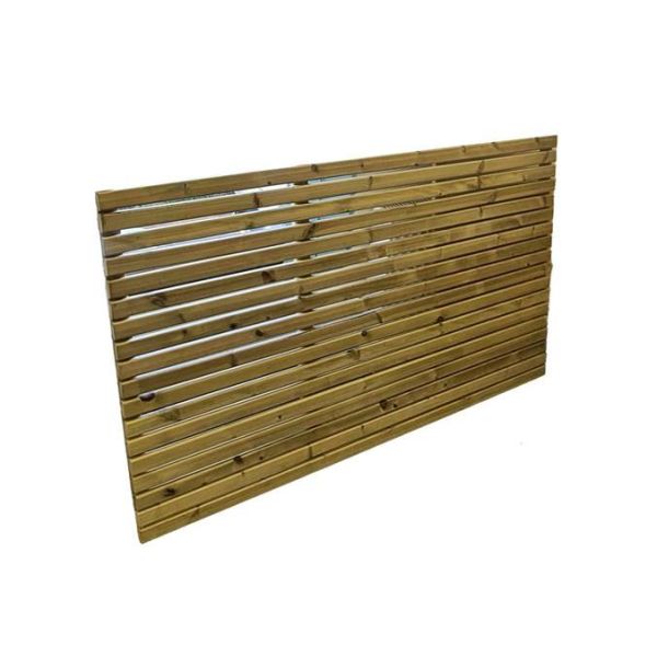 Contemporary Fence Panels 6X3 (Width Ft X Height Ft) By Churnet Valley, Wood colour ,image 1
