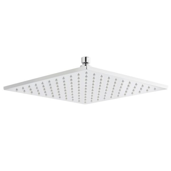 Square LED Fixed Head - Nuie STY070 Chrome, Chrome colour ,image 1