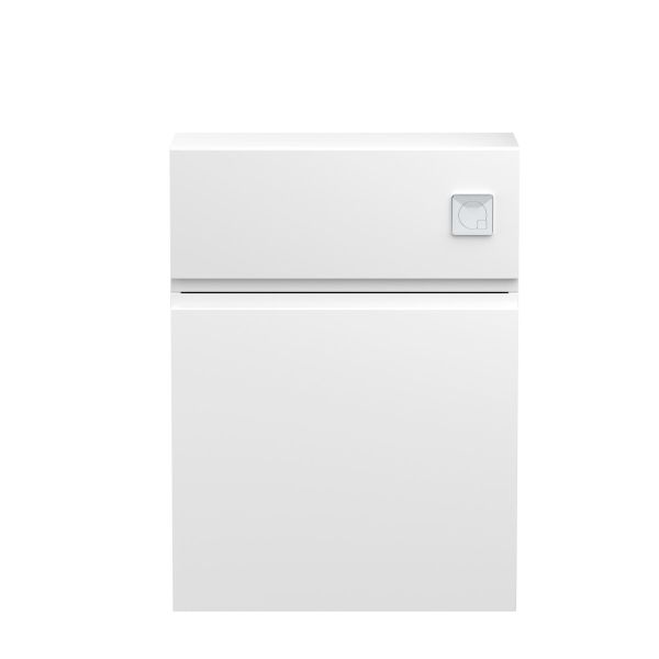 500mm WC Unit - Hudson Reed URB141 Satin White, White colour ,image 1