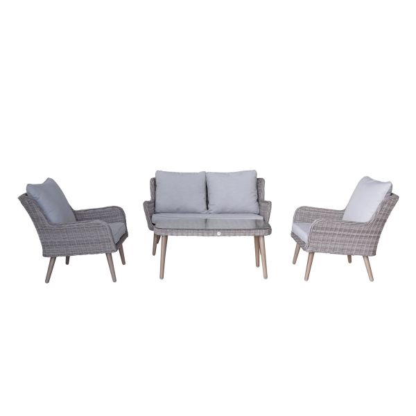 Danielle 4 Seat Sofa Set, Grey colour ,image 1