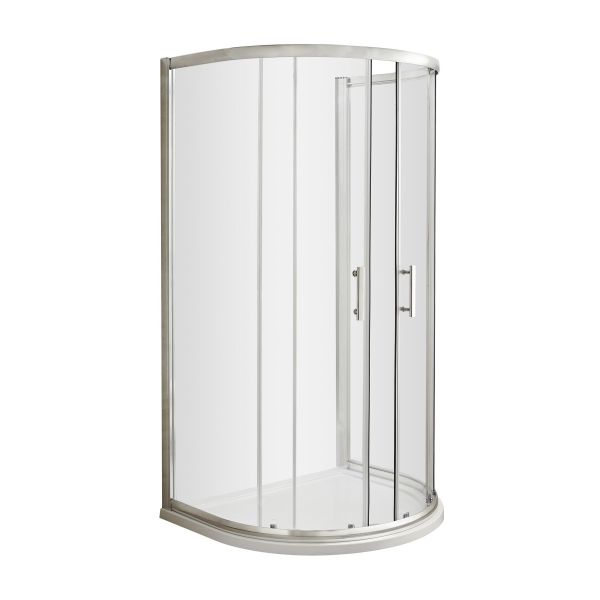 Pacific 1050mm D Shape Enclosure - Hudson Reed AQUD2 Chrome ,image 1