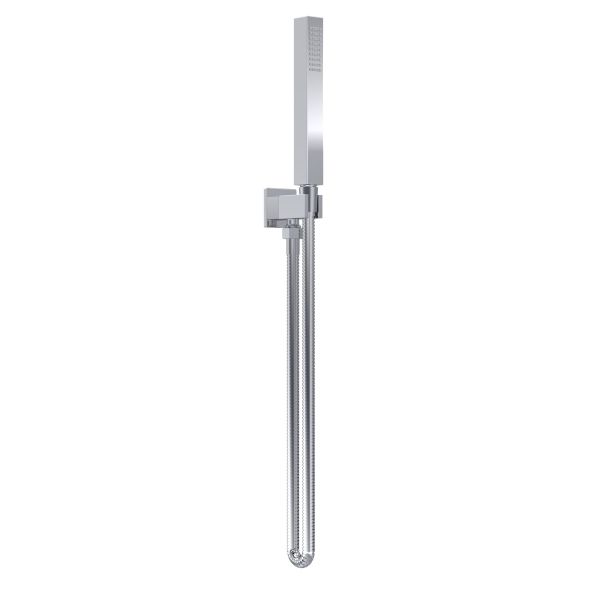 Outlet Elbow, Parking Bracket, Flex and Handset - Hudson Reed A3264 Chrome, Chrome colour ,image 1