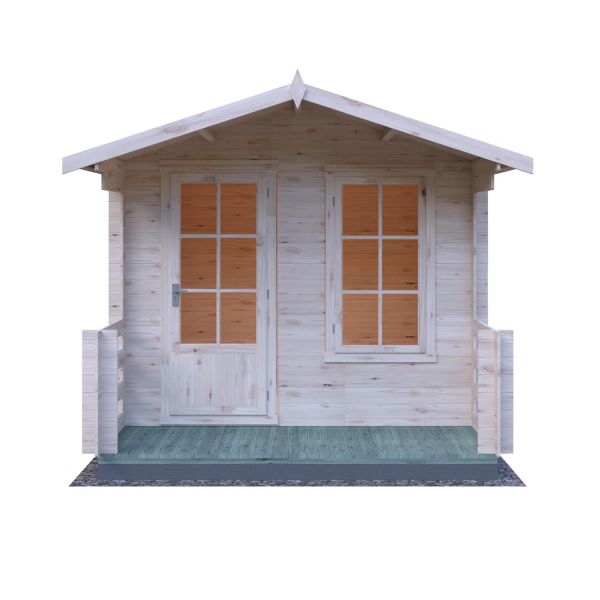 Maulden 9 x 9 Log Cabin with Verandah