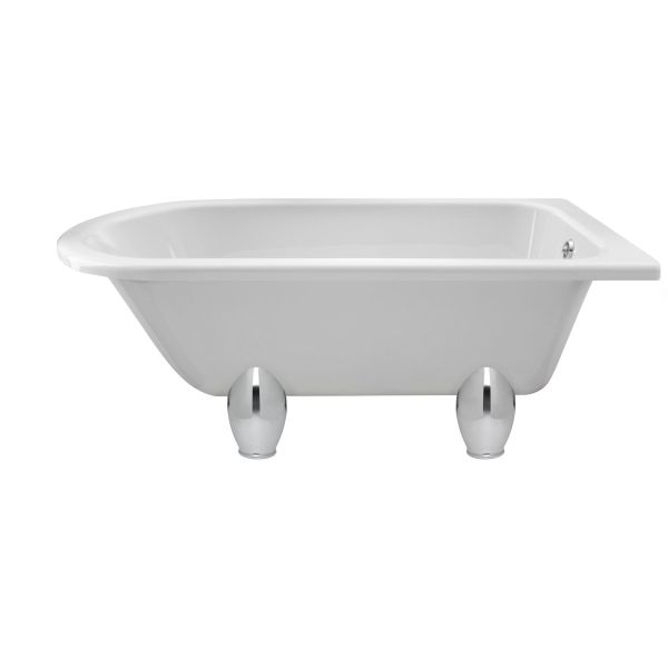 Freestanding Shower Bath - Deacon Leg Set (1500mm) - Hudson Reed RLF1500M1 White, White colour ,image 1