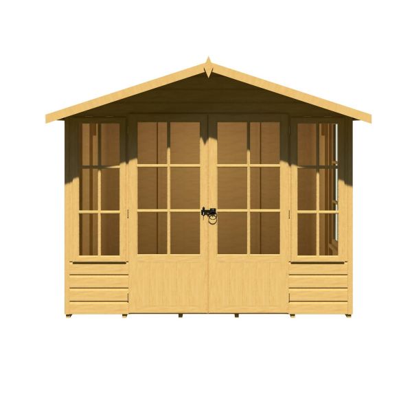 Delmora 8 x 8 Summerhouse, Brown colour ,image 1