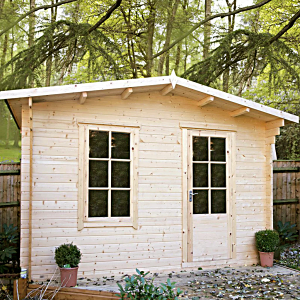 Bucknells 10 x 12 Log Cabin, Brown colour ,image 1