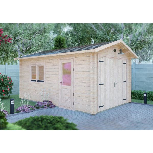 Apex Garage 10 x 17, Brown colour ,image 1