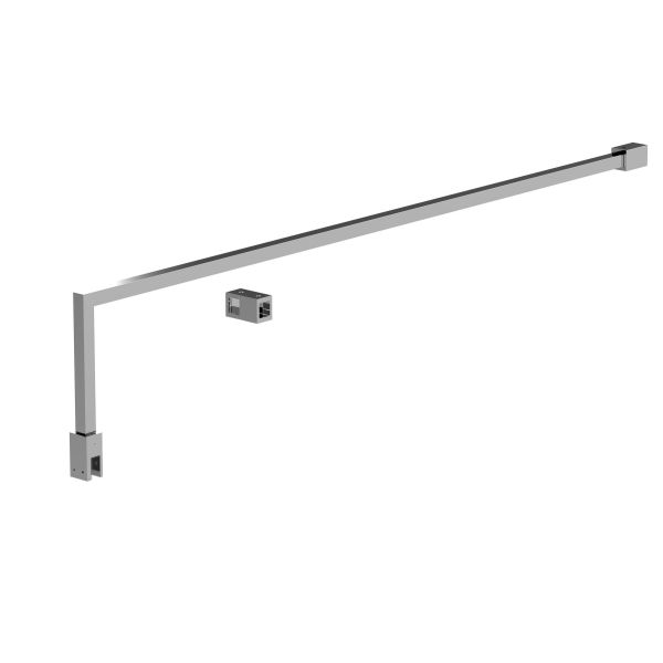 Support Bar Kit - Nuie FIX023 Chrome, Polished Chrome colour ,image 1